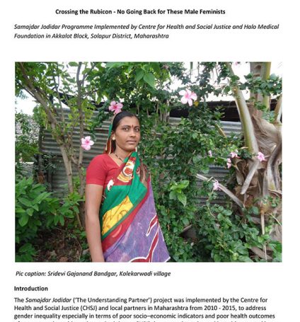Series: Best Practices in Engaging with Men and Boys in India - Centre ...